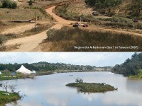 Krajina využívající dešťovou vodu, kterou navrhl Holzer v portugalské Tamera; By Simon du Vinage - Own work, CC BY-SA 4.0, https://commons.wikimedia.org/w/index.php?curid=44226506
